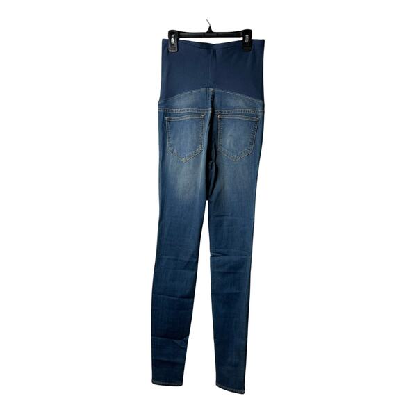 H&M Mama Super Skinny High Rib Maternity Jeans Size 4 - Picture 2 of 9